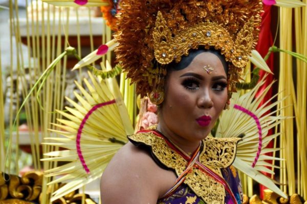 Golden Bali Headdress