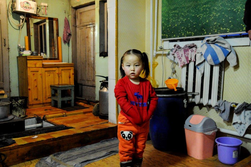 Mongolian Child Winter Homestay