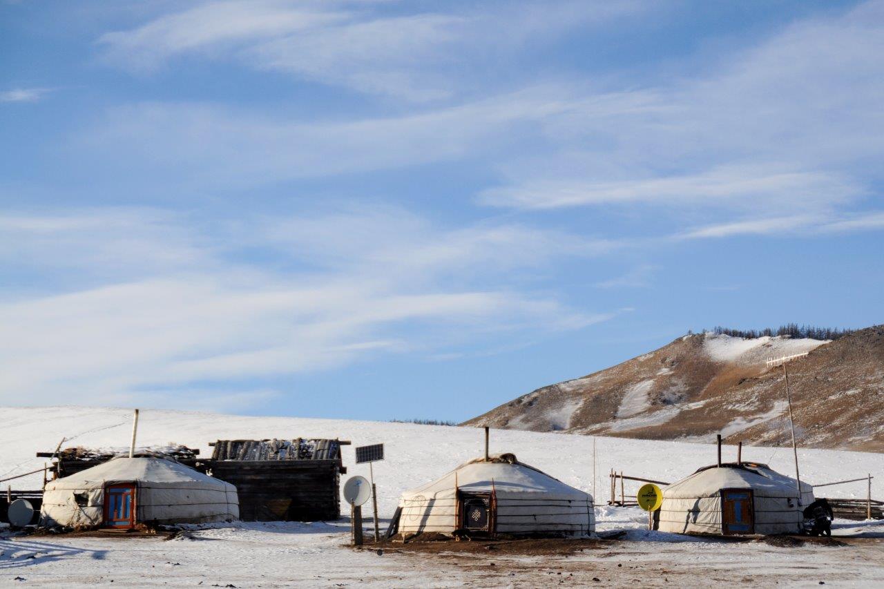 Mongolia Winter Yurts