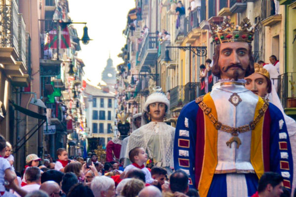 Pamplona San Fermin Puppet Parade