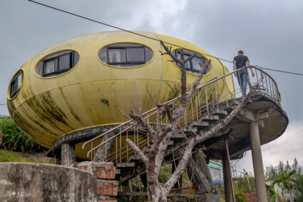 Abandoned Saucer Houses Taiwan